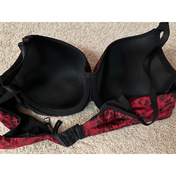 Women's Bra, Full-Coverage Balconette Lightly Lined Print 360° Back Smoothing - Picture 6 of 9